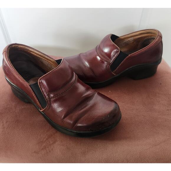 Ariat SutterExpert Clogs SlipOn Mules Leather Cordovan Burgundy Size 9 - Picture 1 of 10